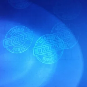Invisible UV stamp